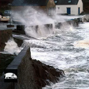 Tempête à Pors Poullan